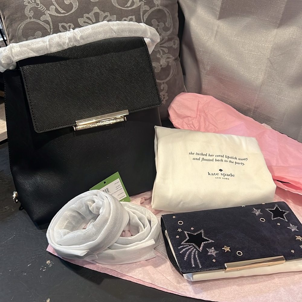 Kate Spade ♠️ Make It Mine Small Maddie backpack and embellished star flap